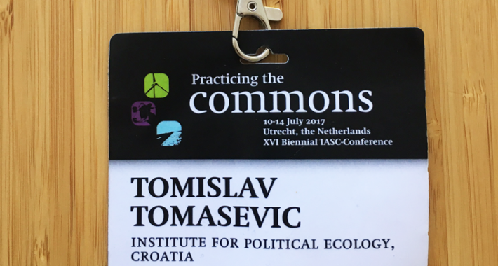 Tomislav Tomašević na konferenciji Međunarodnog udruženja za proučavanje zajedničkih dobara (IASC)