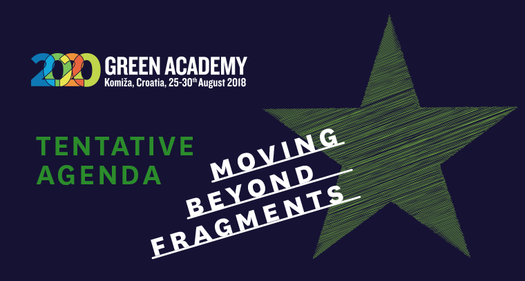 First version of the Green Academy 2018 program!