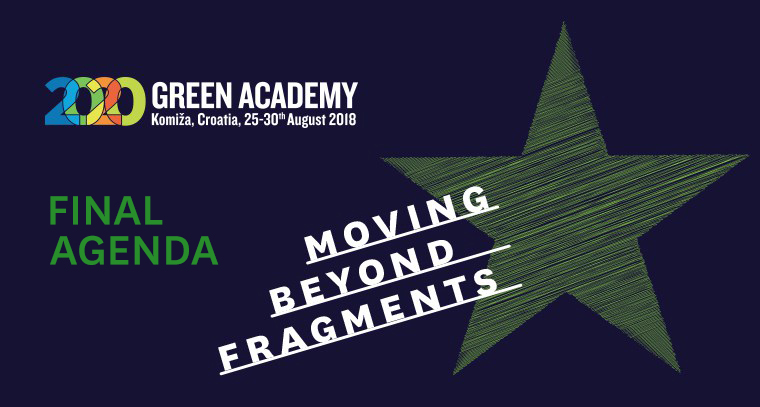 Green Academy 2018 Final Agenda!